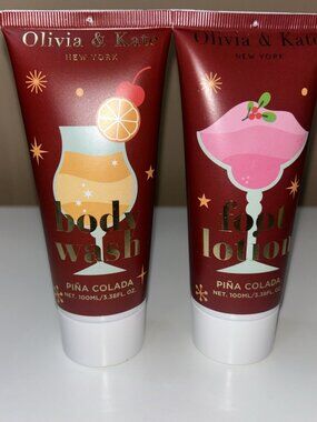 Olivia & Kate New York Body Wash & Foot Lotion